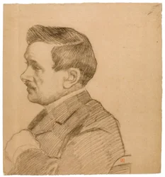 Portrett av Maurice Maeterlinck
