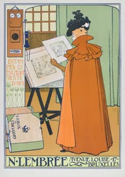Kunstbutikk for plakatreklame, Brussel