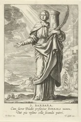 Heilige Barbara S. Barbara (title on object) Vrouwelijke heiligen (series title) Speculum Illustratum Virginum (series title)   1332394   no       norwegian Successfully Translated  Original: Toilette dEté blouse de linon sur jupe de foulard. Costume Paris
