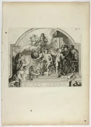 Philip IV Appointing Prince Ferdinand Governor of the Netherlands, plate 25 from Casperius Gevartius, Pompa Introitus Honori Serenissimi Principis Ferdinandi (Triumphal Entry of the Most Serene and Honorable Cardinal-Infante Ferdinand)   1273283   no      