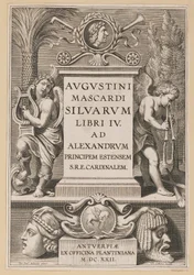 Tittelside for Agostino Mascardi, Silvarium Libri IV