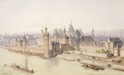 Louvre under Karl Vs regjeringstid (1337-80), «den vise»