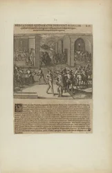 Noen kjøpmenn, da de manglet maten de ville spise i.... (fra boken Americae, del fem)