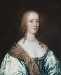 Portrett av en dame, angivelig Margaret Hewett, Lady Paston (olje på lerret)