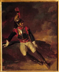 Et slagskip gjør vondt. Maleri av Theodore Gericault (1791-1824)