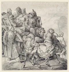 Vogn full av sårede soldater (A Wagon Full of Wounded Soldiers)