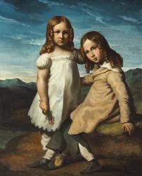 Portrett av Alfred og Elisabeth Dedreux, ca. 1818