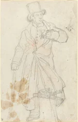 Studie for "Swiss Sentry at the Louvre"