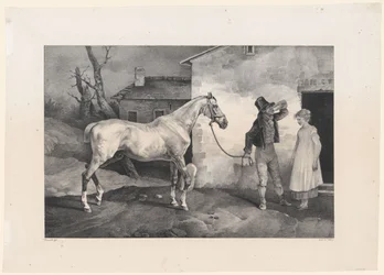 En gammel hest ved inngangen til et vertshus (An Old Horse at the Door of an Inn)