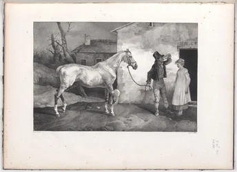 En gammel hest ved inngangen til et vertshus (An Old Horse at the Door of an Inn)