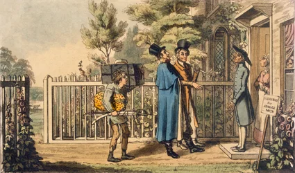 Illustrasjon fra "Life of an Actor", pub. 1825.