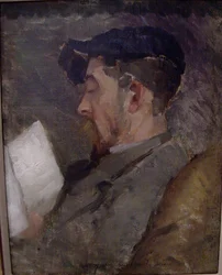 Selvportrett, ca. 1884-87.