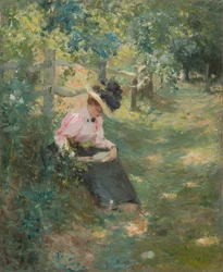 Gaten 1893 (olje på lerret)