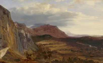 Utsikt over Saleve, nær Genève, 1834.