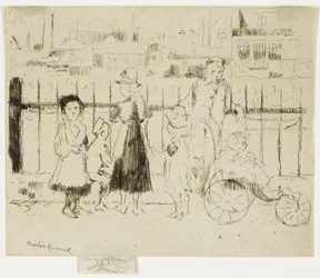 Arrangementer over rekkverket, Chelsea Embankment
