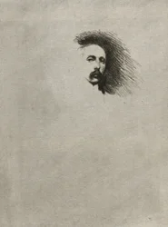 Portrett av Basil Gotto (svart og hvit versjon)