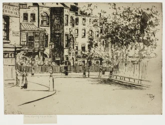 The Corner of Cheyne Walk, Chelsea