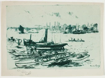 Steam Launch, Chelsea Embankment