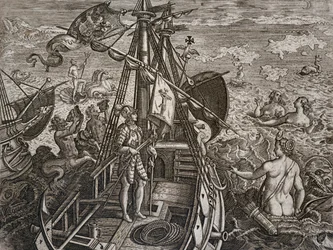 Allegori over Christofer Columbus