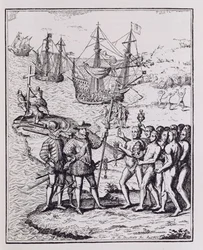 Columbus at Hispaniola, fra 