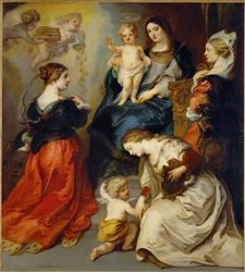 Provinsene Brabant, Hennegau og Flandern hyller Jomfru Maria