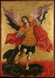 Ikon for erkeengelen Michael (eggtempera på panel)