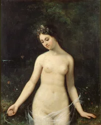 Ung naken kvinne, 1831