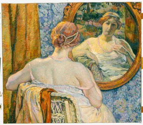 Kvinne i et speil, 1907