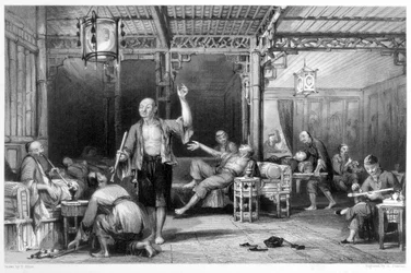 Kinesiske opiumsrøykere, 1843