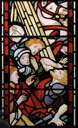 Ye Damned, ca. 1866 (farget glass)