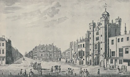 Utenfor St. James Palace, Pall Mall, 1740-1760, 1920