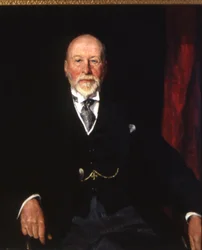 Portrett av Sir William Nicholson, ca. 1935-36 (olje på lerret)