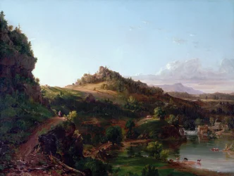 Catskill-landskap, ca. 1833 (olje på lerret)