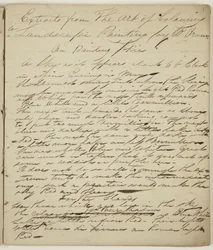 Uten tittel (#39;Utdrag fra Kunsten å fargelegge#39;), ca. 1825 (penn og blekk på papir)