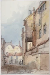 Catherine Wheel Alley, City of London, 1855.