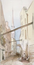 Huggin Lane, London, 1851