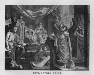 Paul Before Felix, 1807, 1827.