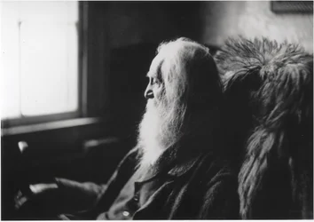 Walt Whitman i Camden, NJ, ca. 1891 (sølvtrykk på papir)