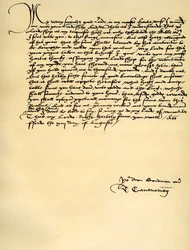 Brev fra Thomas Cranmer til Thomas Cromwell, Ford, 13. august 1537