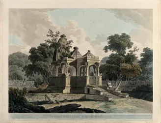 Et gammelt hinduistisk tempel i Rotas-fortet, Bahar