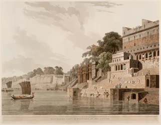 Dusasumade Gaut, ved Benares på Ganges