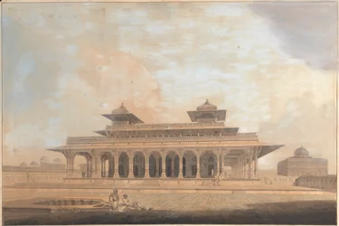 En del av palasset på Allahbad