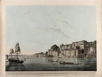 Ramnugur nær Bernares ved elven Ganges