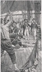 Hoisting the Famous Signal, illustrasjon fra 