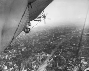 Luftfoto fra en Zeppelin