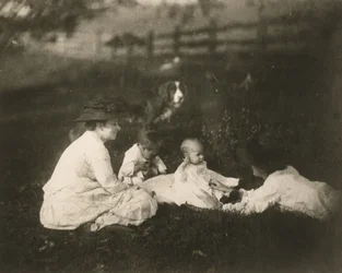 [Frances, Artie og Tom Crowell og Susan Macdowell i Avondale, PA.]