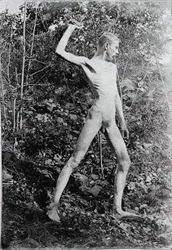 Steinkaster, ca. 1883.
