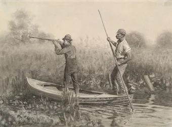 Studie for Rail Shooting from a Punt