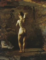 Studie for William Rush Carving His Allegorical Figure of the Schuylkill River, 187677.