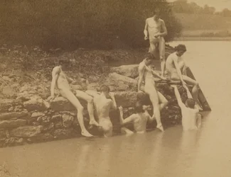 Thomas Eakins og mannlige nakenbilder på stedet for «Svømming»